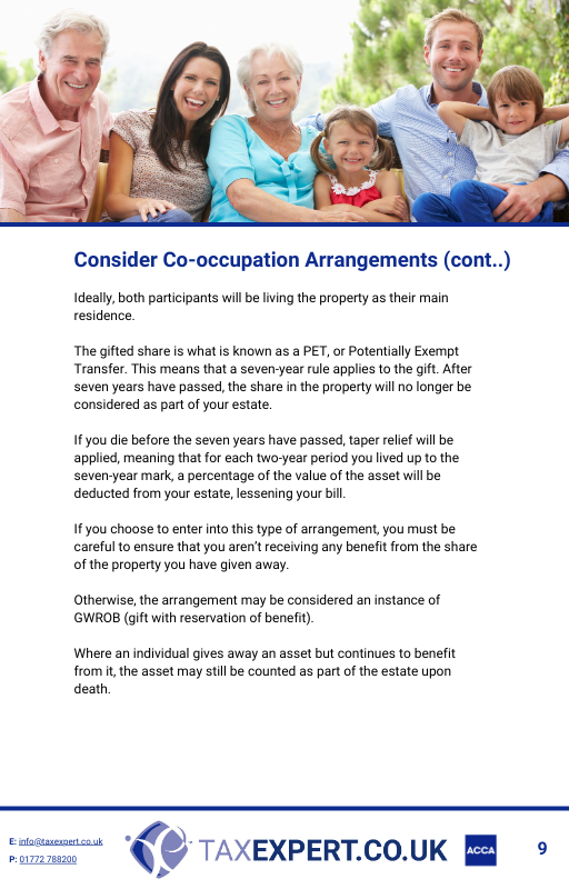 Inheritance Tax Guide - tenth page