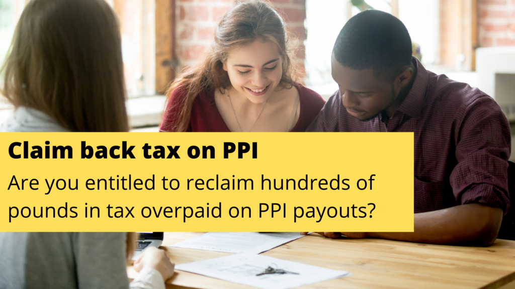Claim back tax on PPI